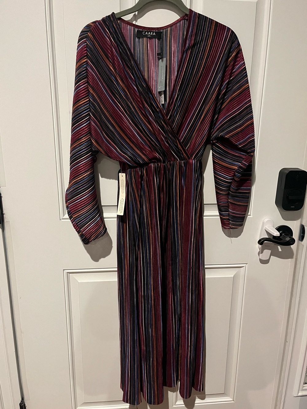 NWT Anthropology CAARA Gillian Pleated Midi Dress Small Petite
